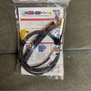 EXDC1 4 PIN XLR to DC ADAPTER CABLE (NEW)